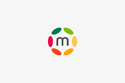 Hub frame color letter m w logo