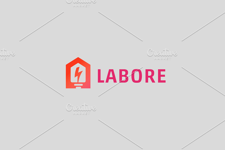 flash house logotype in Logo Templates - product preview 8