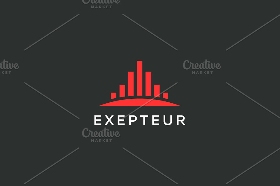 real estate graph logo in Logo Templates - product preview 8