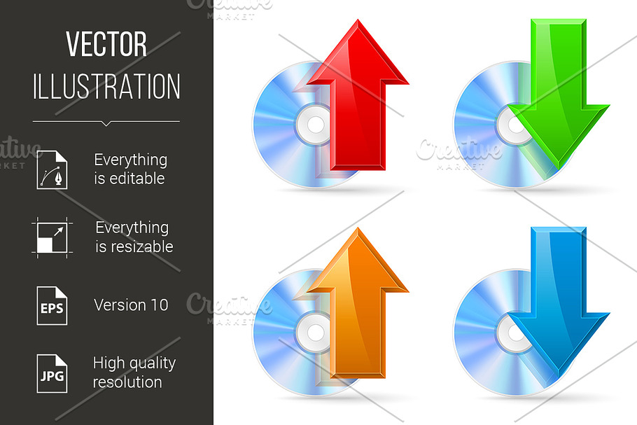 CD, DVD disc in Graphics - product preview 8