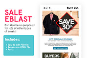 Product Sale Eblast (HTML+PSD)
