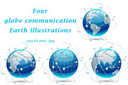 Globe communication Earth