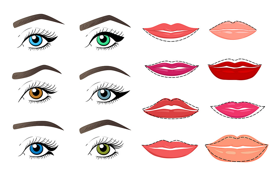 Make up set in Illustrations - product preview 8