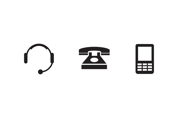 15 Contact Icons in Contact Icons - product preview 1