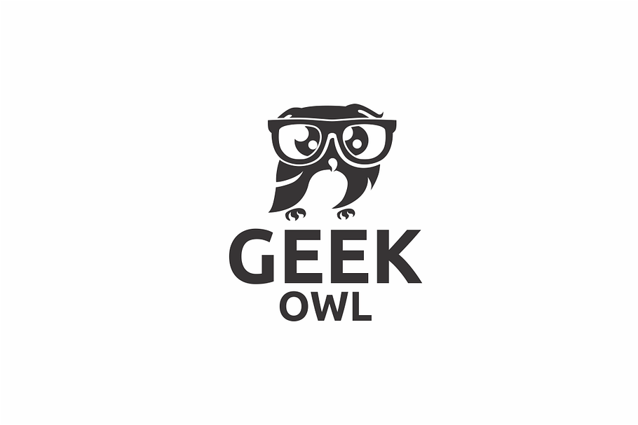 Geek Owl in Logo Templates - product preview 8