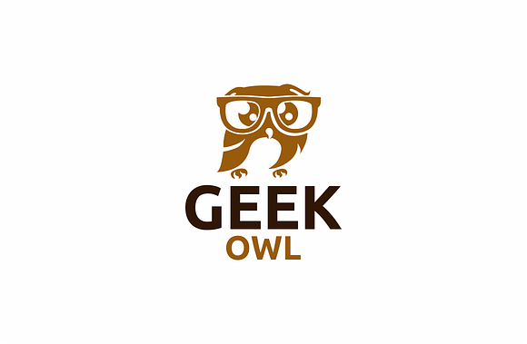 Geek Owl in Logo Templates - product preview 1