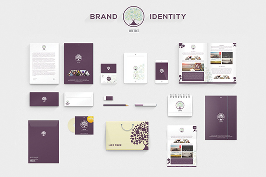 LifeTree - Brand Identity in Branding Mockups - product preview 8