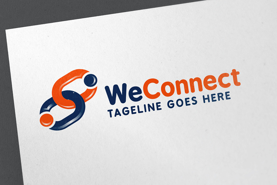 We Connect Logo Template in Logo Templates - product preview 8