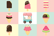 Ice creams collection