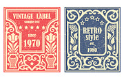 vintage labels