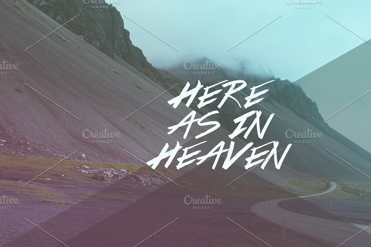 Here As In Heaven in Presentation Templates - product preview 8