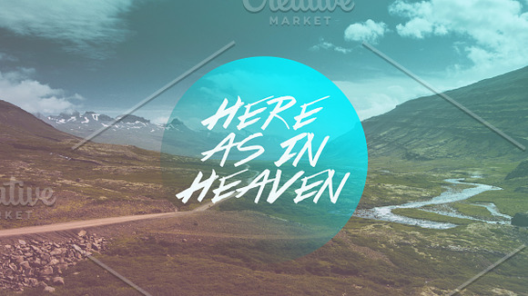 Here As In Heaven in Presentation Templates - product preview 1