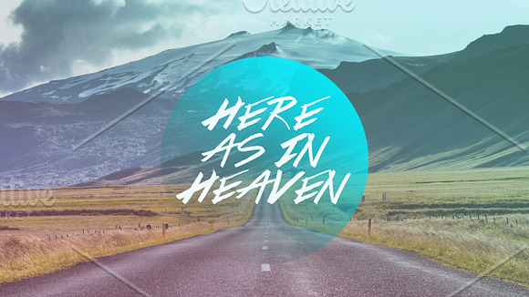 Here As In Heaven in Presentation Templates - product preview 2