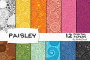 Paisley - Digital Papers
