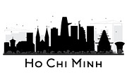 Ho Chi Minh City Skyline Silhouette