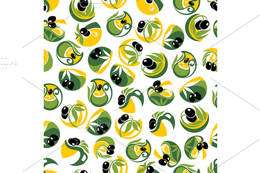 Virgin olive oil background in Patterns - product preview 8