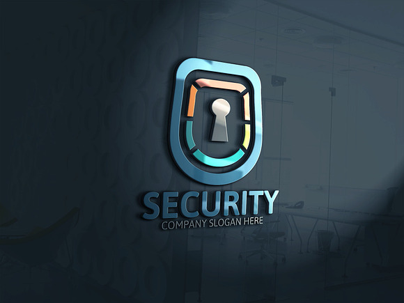 Security Lock in Logo Templates - product preview 3