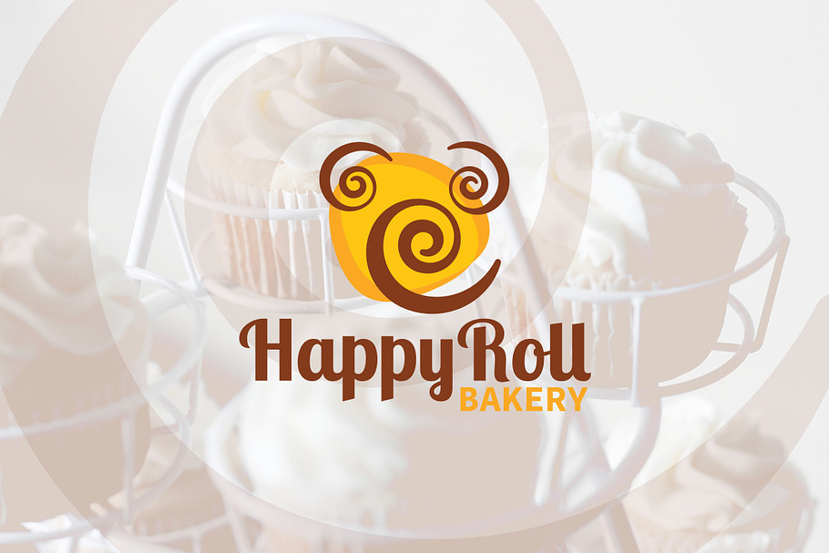 HappyRoll Bakery Logo