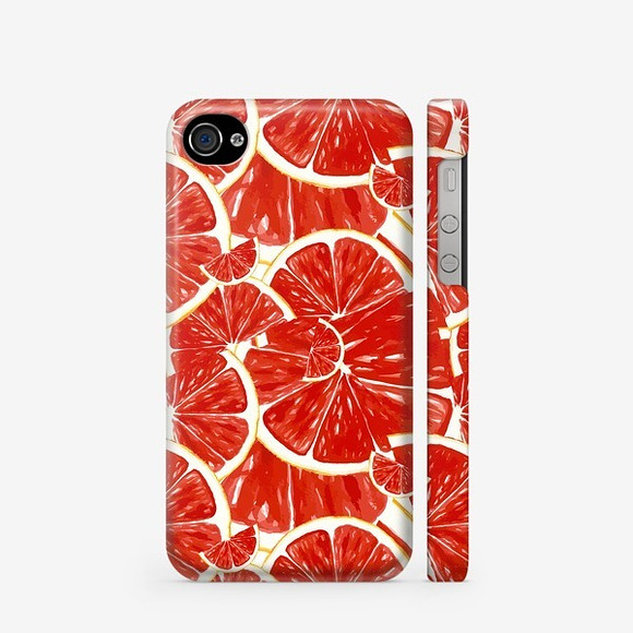 seamless patterns with grapefruit in Patterns - product preview 4