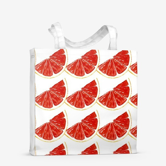 seamless patterns with grapefruit in Patterns - product preview 5