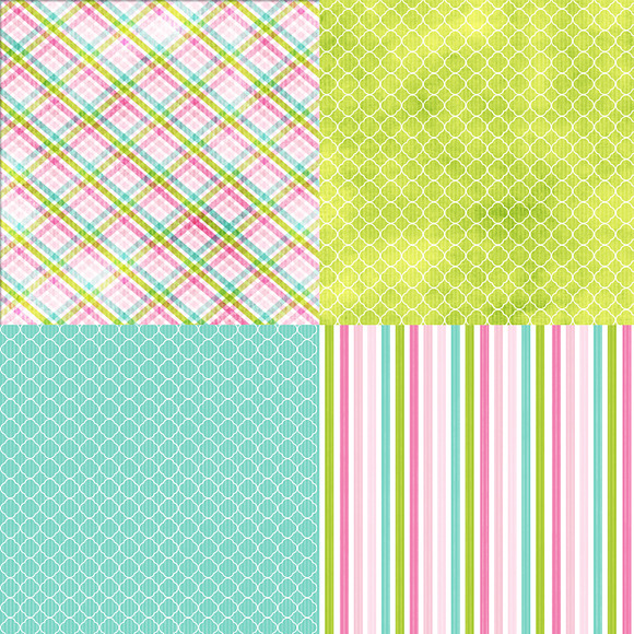 Cotton Candy: Mega Digital Paper in Patterns - product preview 3