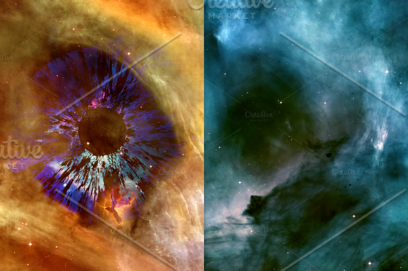 Galaxy Space Background, Eyes of God in Textures - product preview 3