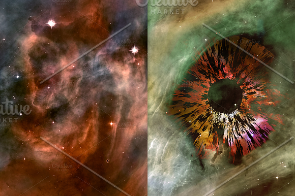 Galaxy Space Background, Eyes of God in Textures - product preview 4