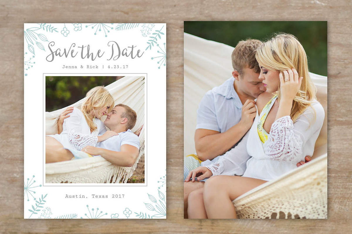 Save the Date Card Template in Wedding Templates - product preview 8
