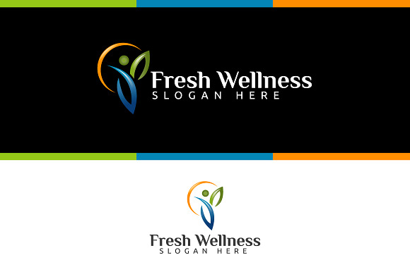 Fresh Wellness in Logo Templates - product preview 1
