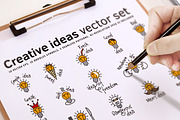 Creative ideas vector set