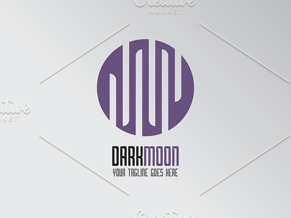 Dark Moon Logo in Logo Templates - product preview 2