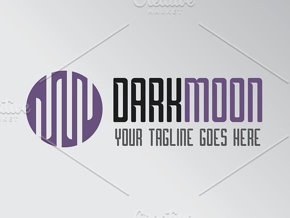Dark Moon Logo in Logo Templates - product preview 3
