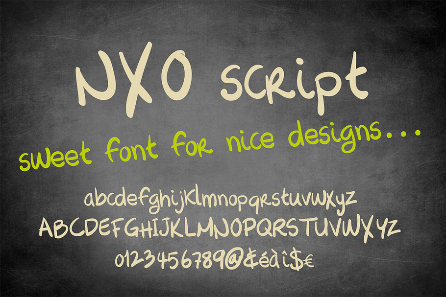 NXO script in Script Fonts - product preview 8