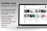 Portfolio Cards Wordpress Theme