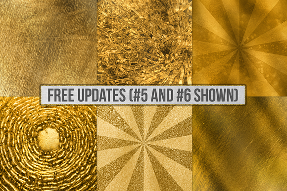 Gold Foil Textures, Gold Backgrounds in Textures - product preview 41