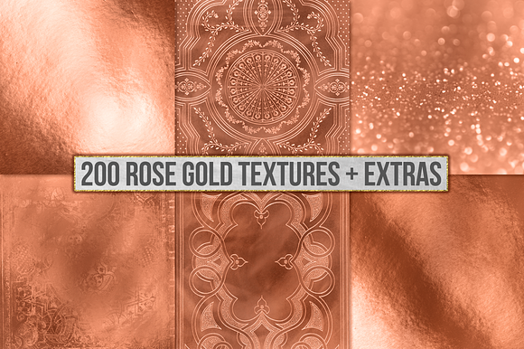 Gold Foil Textures, Gold Backgrounds in Textures - product preview 43