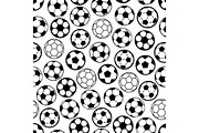 Seamless soccer game pattern