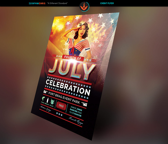 Fourth of July Flyer in Flyer Templates - product preview 2
