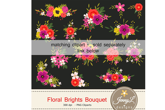 Floral Wedding Wreaths in Illustrations - product preview 5