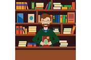 Librarian or book seller