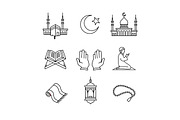 Muslim islam prayer