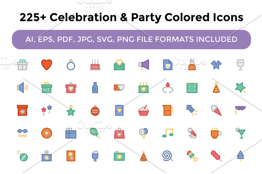 225+ Celebration and Party Icons