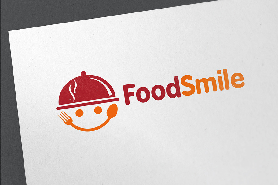 Food Smile Logo Template