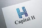 Alphabet H Logo Template