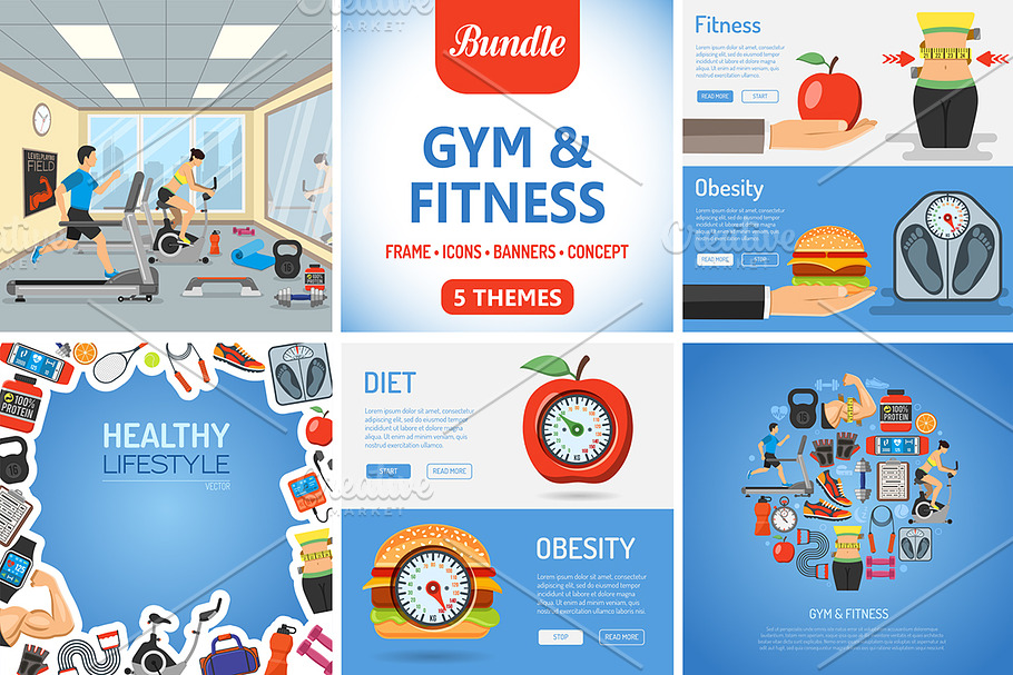 Gym and Fitness Themes