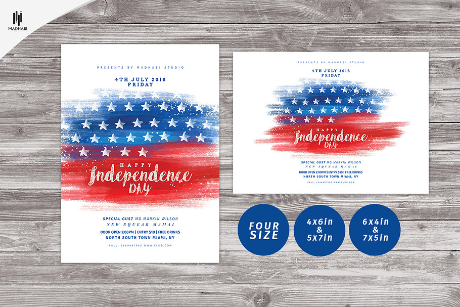 Happy Independence Day Flyer in Flyer Templates - product preview 8