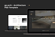 go.arch - Architecture PSD Template