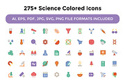 275+ Science Colored Icons