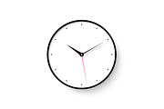 Icon of white clock face