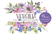 Versilia- Watercolor Floral Set